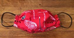 DETROIT RED WINGS NHL COTTON FABRIC FACE MASK Hockey Washabl